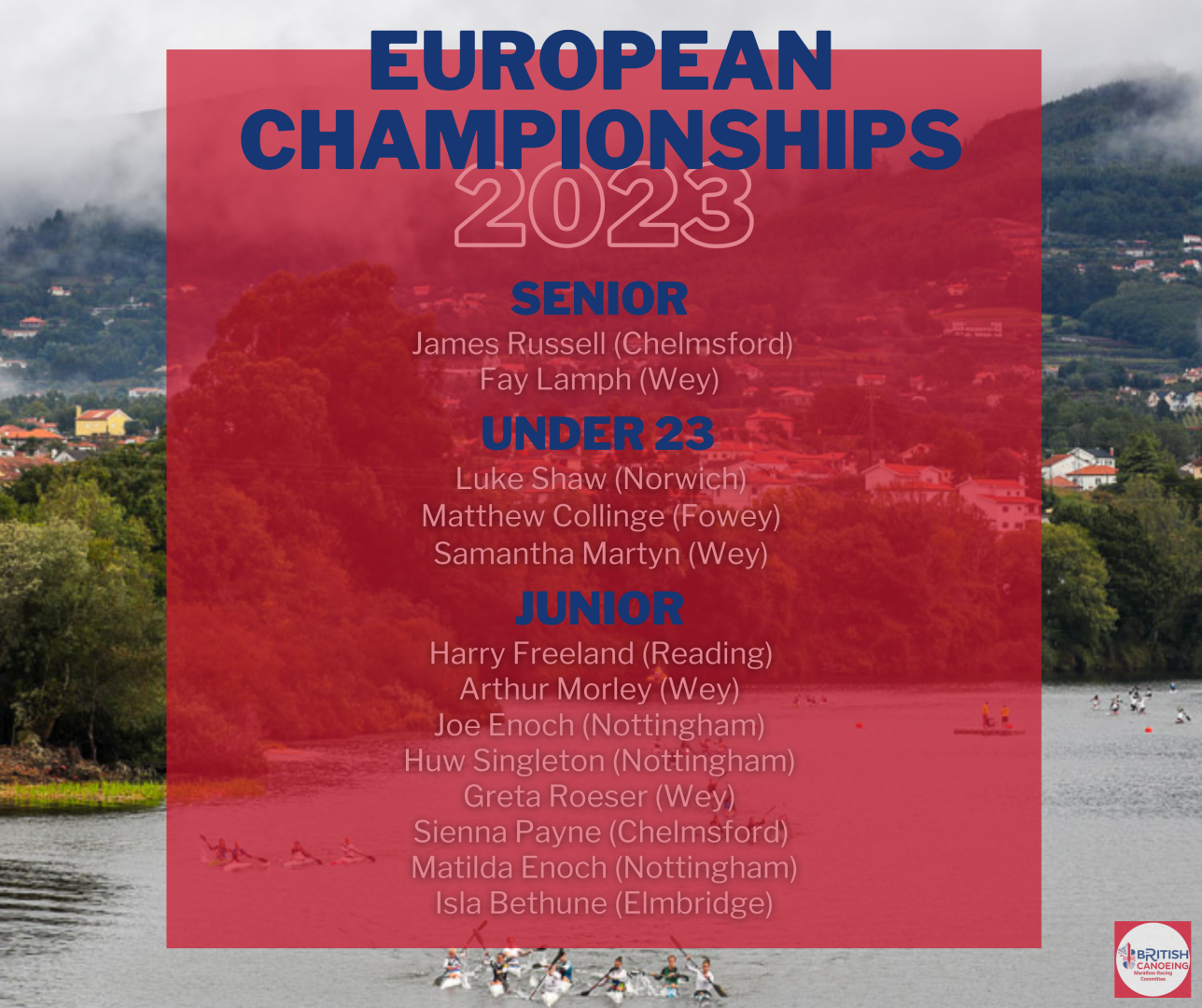 European Championships 2023 How to follow along Canoe Marathon