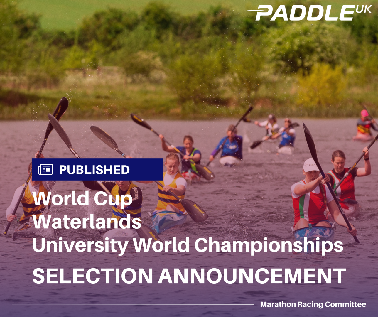2024 World Cup, Waterlands and FISU Canoe Sports Championships